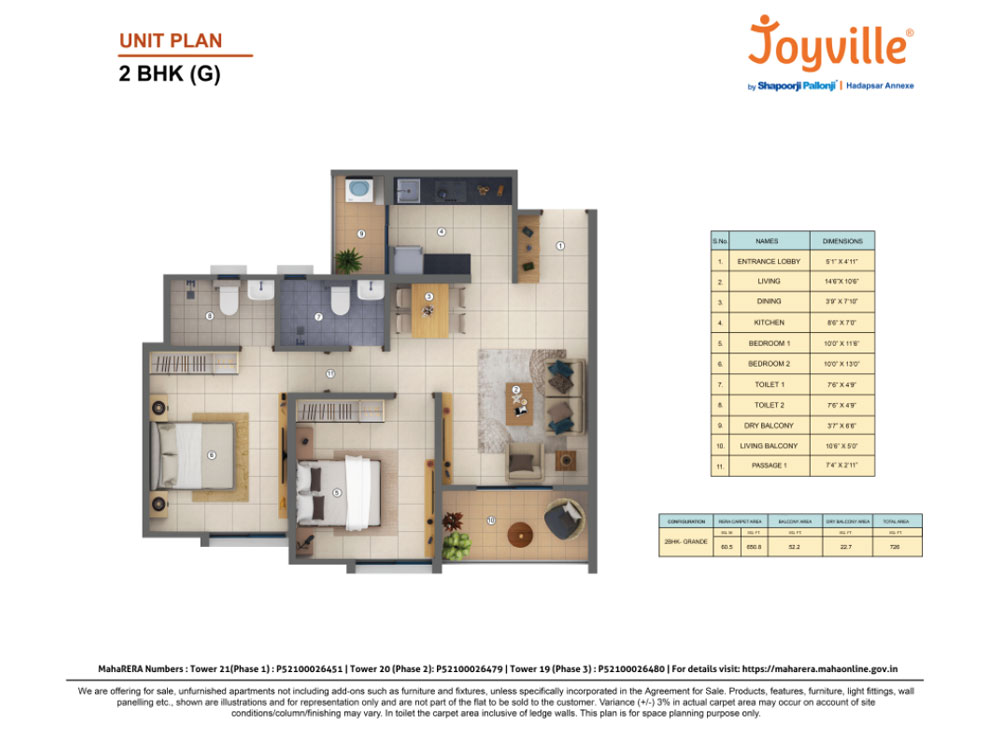 3 BHK Smart